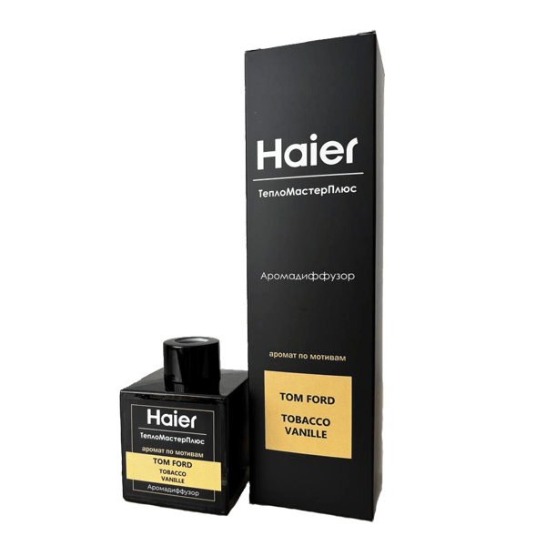 Брендированный аромадиффузор Haier с черными палочками