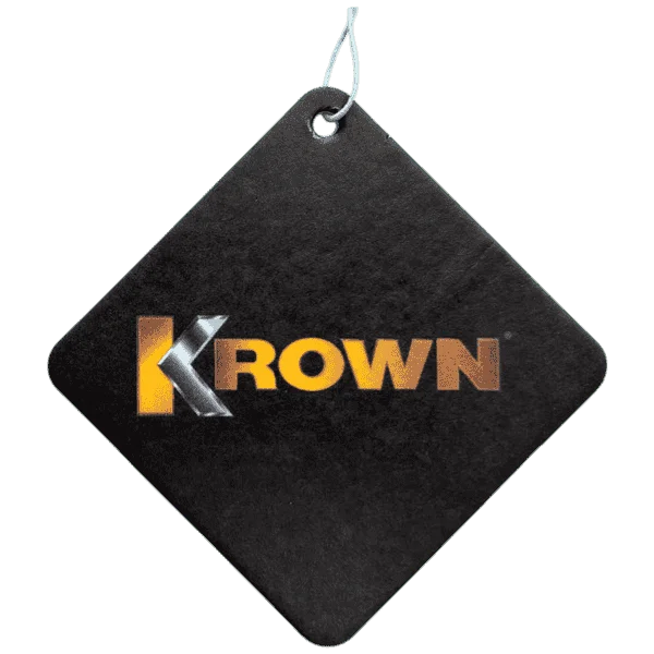 картонный ароматизатор с логотипом Krown